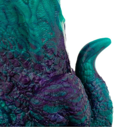 MYTHICAL MATES - DILDO DRAGONFLY PÚRPURA Y VERDE 22.6 CM - 8.9