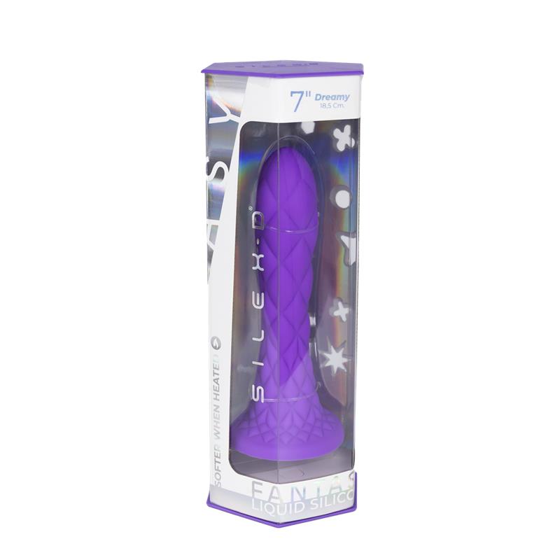 SILEXD - DILDO DREAMY 7 PÚRPURA
