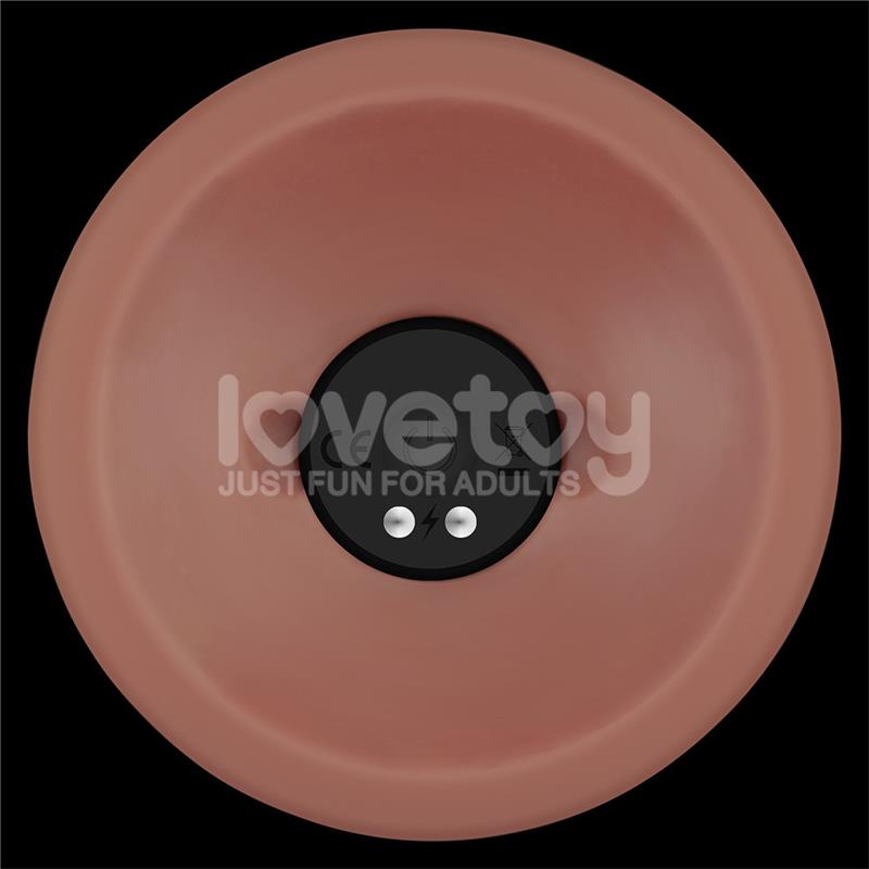 LOVETOY - DILDO DUAL DENSITY CON VIBRACIÓN 10.5