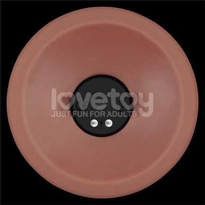 LOVETOY - DILDO DUAL DENSITY CON VIBRACIÓN 10.5
