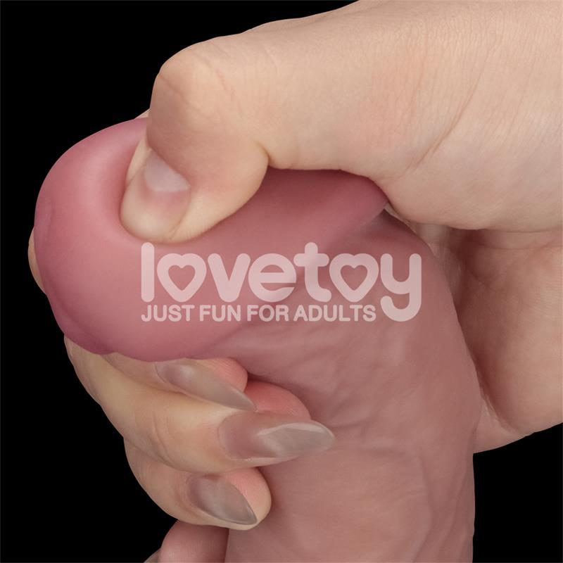 LOVETOY - DILDO DUAL DENSITY CON VIBRACIÓN 8