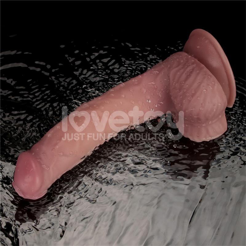 LOVETOY - DILDO DUAL DENSITY CON VIBRACIÓN 9