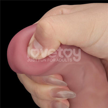 LOVETOY - DILDO DUAL DENSITY CON VIBRACIÓN 9