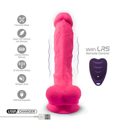 SILEXD - DILDO DUAL DENSITY CON VIBRACIÓN MOD 1 - 8