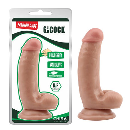 CHISA - DILDO DUAL DENSITY DUDE 6.9 NATURAL