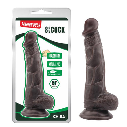 CHISA - DILDO DUAL DENSITY FASHION DUDE 21 X 4.1 CM MARRON