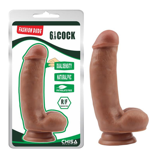 CHISA - DILDO DUAL DENSITY FASHION DUDE 6.9 BRONCEADO