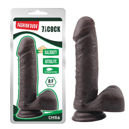 CHISA - DILDO DUAL DENSITY FASHION DUDE 7.9 MARRON