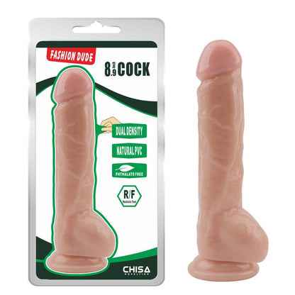 CHISA - DILDO DUAL DENSITY FASHION DUDE 8.9 NATURAL
