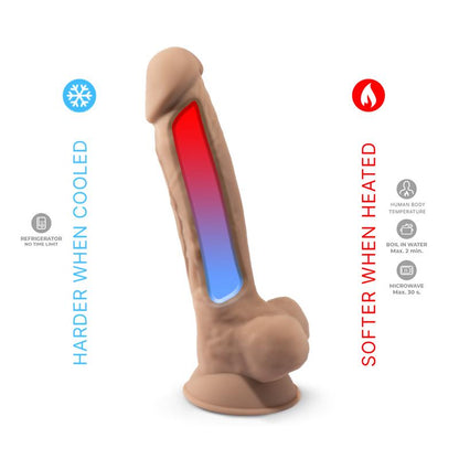 SILEXD - DILDO DUAL DENSITY MOD. 1 - 7 NATURAL