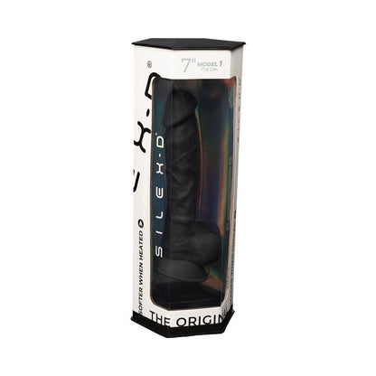 SILEXD - DILDO DUAL DENSITY MOD. 1 - 7 NEGRO