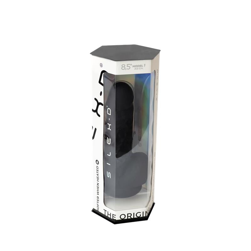 SILEXD - DILDO DUAL DENSITY MOD. 1 - 8.5 NEGRO
