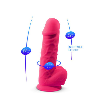 SILEXD - DILDO DUAL DENSITY MOD. 1 - 8.5 ROSA