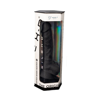 SILEXD - DILDO DUAL DENSITY MOD. 1 - 9 NEGRO