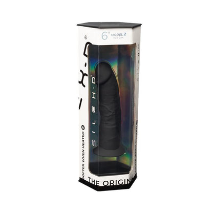 SILEXD - DILDO DUAL DENSITY MOD. 2 - 6 NEGRO