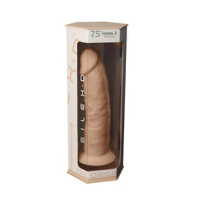 SILEXD - DILDO DUAL DENSITY MOD. 2 - 7.5 NATURAL