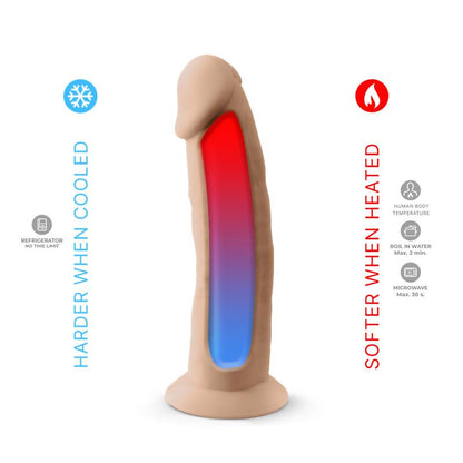 SILEXD - DILDO DUAL DENSITY MOD. 2 - 7.5 NATURAL