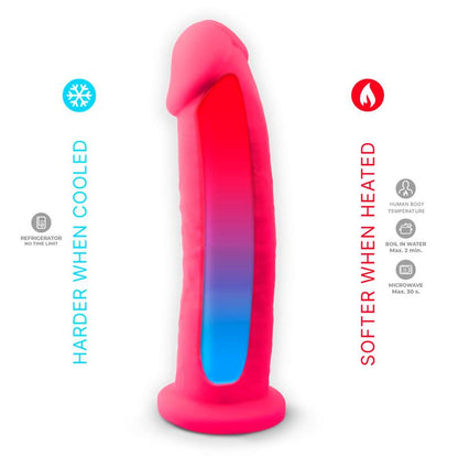 SILEXD - DILDO DUAL DENSITY MOD. 2 - 9 ROSA