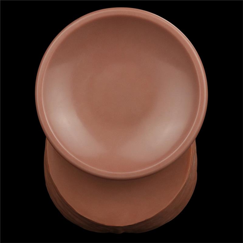 LOVETOY - DILDO DUAL DENSITY PIEL DESLIZANTE RETRACTIL 12