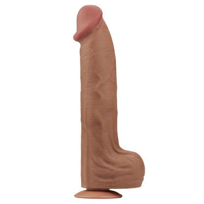 LOVETOY - DILDO DUAL DENSITY PIEL DESLIZANTE RETRACTIL 14