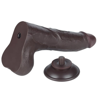 LOVETOY - DILDO DUAL DENSITY PIEL DESLIZANTE RETRACTIL 8.5