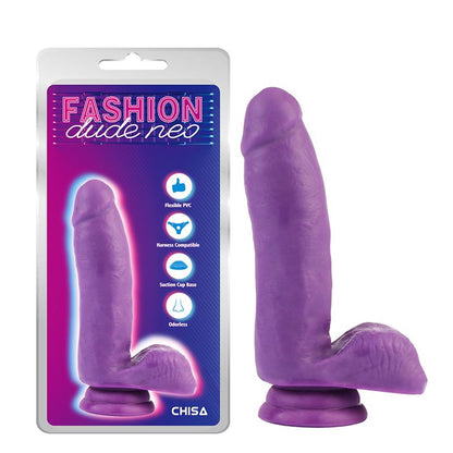 CHISA - DILDO DUAL DENSITY PURPURA 6.7