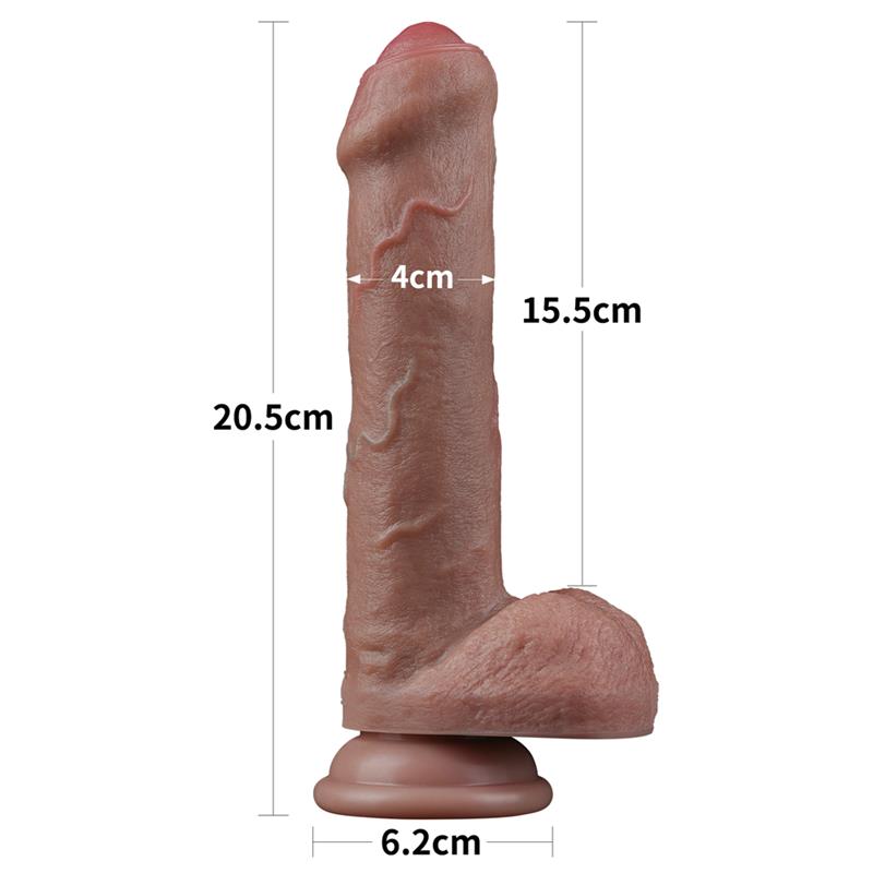 LOVETOY - DILDO DUAL LAYER 8