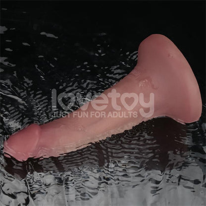 LOVETOY - DILDO DUAL LAYER CON VIBRACIÓN 6