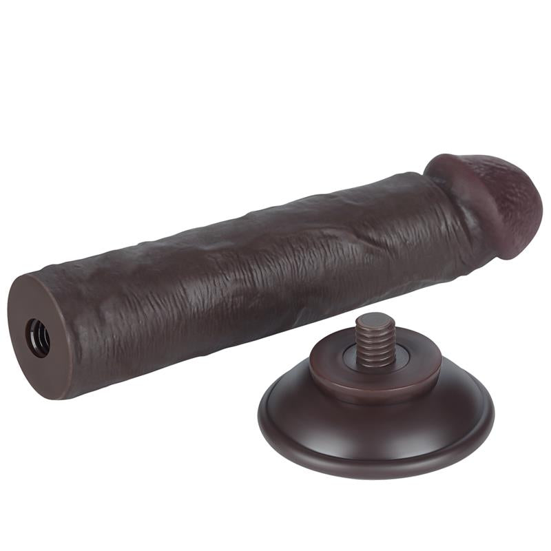 LOVETOY - DILDO DUAL LAYER PIEL DELIZANTE RETRACTIL 8