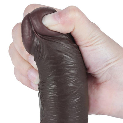 LOVETOY - DILDO DUAL LAYER PIEL DELIZANTE RETRACTIL 8