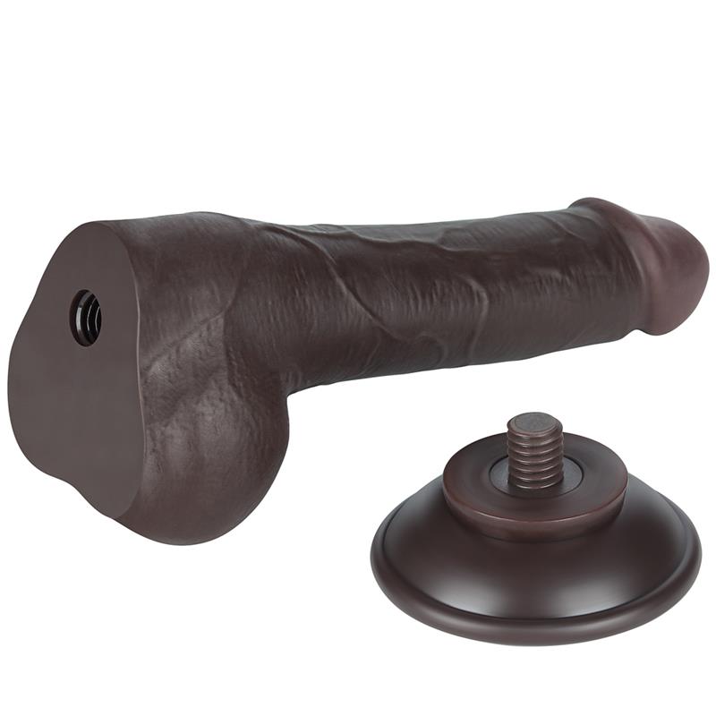 LOVETOY - DILDO DUAL LAYER PIEL DESLIZANTE RETRACTIL 7.5