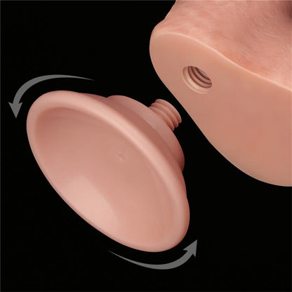 LOVETOY - DILDO DUAL LAYER PIEL DESLIZANTE RETRACTIL 7