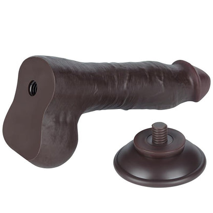 LOVETOY - DILDO DUAL LAYER PIEL DESLIZANTE RETRACTIL 8