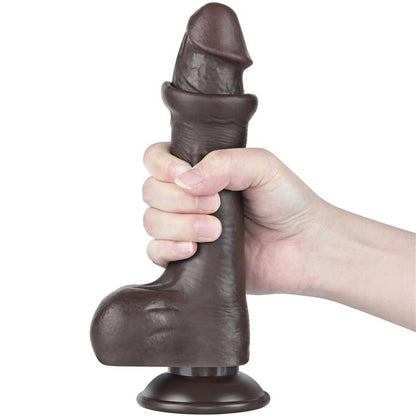 LOVETOY - DILDO DUAL LAYER PIEL DESLIZANTE RETRACTIL 8