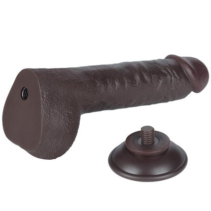 LOVETOY - DILDO DUAL LAYER PIEL DESLIZANTE RETRACTIL 9.5