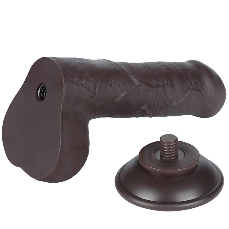 LOVETOY - DILDO DUAL LAYER PIEL RETRACTIL 7