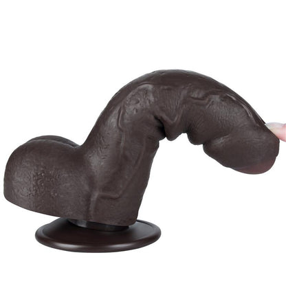 LOVETOY - DILDO DUAL LAYER PIEL RETRACTIL 7