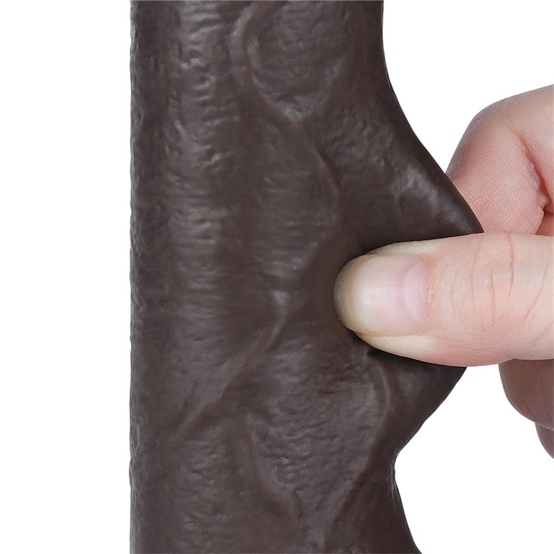 LOVETOY - DILDO DUAL LAYER PIEL RETRACTIL 7