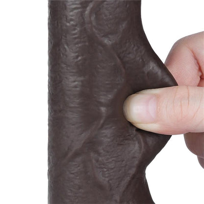 LOVETOY - DILDO DUAL LAYER PIEL RETRACTIL 7