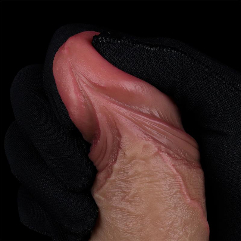 LOVETOY - DILDO DUAL LAYER SILICONA 7.5