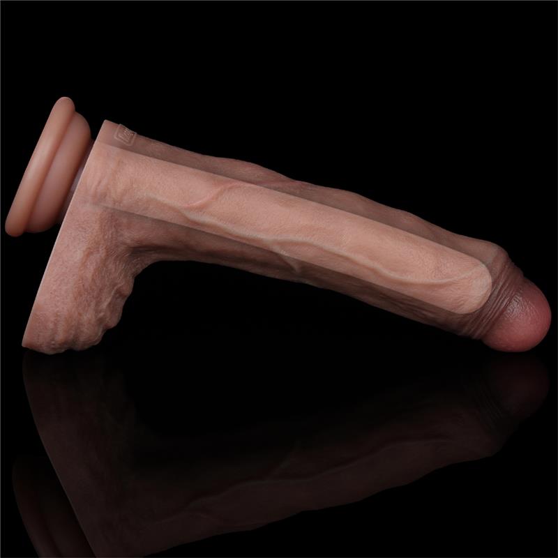 LOVETOY - DILDO DUAL LAYER SILICONA 8.5