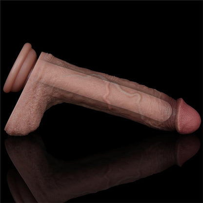 LOVETOY - DILDO DUAL LAYER SILICONA 8.5