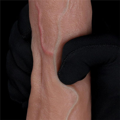 LOVETOY - DILDO DUAL LAYER SILICONA 8.5