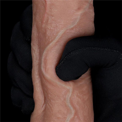 LOVETOY - DILDO DUAL LAYER SILICONA 8.5