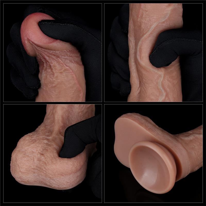 LOVETOY - DILDO DUAL LAYER SILICONA 8.5