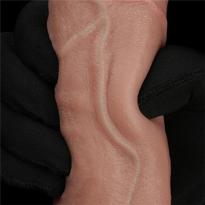 LOVETOY - DILDO DUAL LAYER SILICONA 9