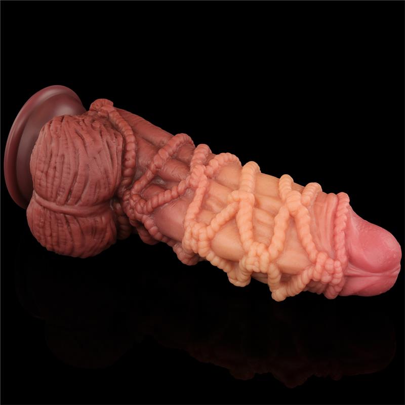 LOVETOY - DILDO DUAL LAYER TAMAÑO KING NATURE 9.5