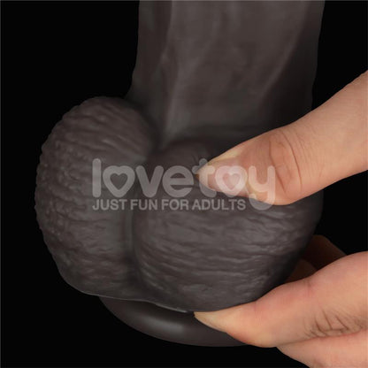 LOVETOY - DILDO DUAL LAYERED ARTICULABLE XXL 14.5
