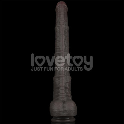 LOVETOY - DILDO DUAL LAYERED ARTICULABLE XXL 16