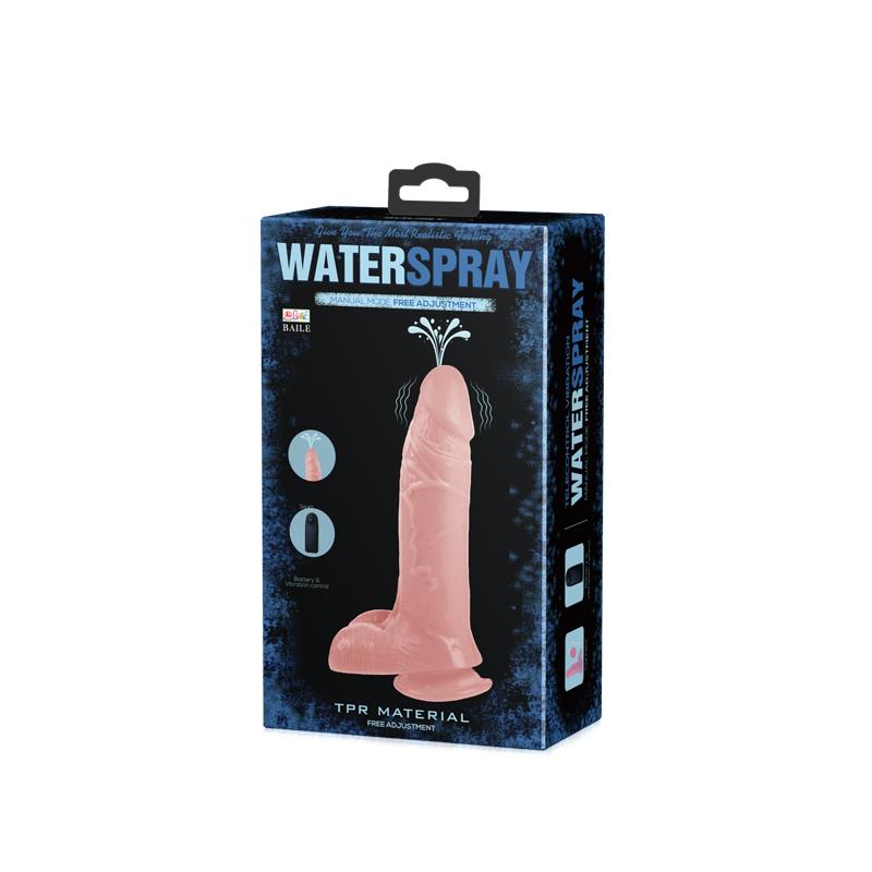 BAILE - DILDO EYACULADOR WATER SPRAY NATURAL